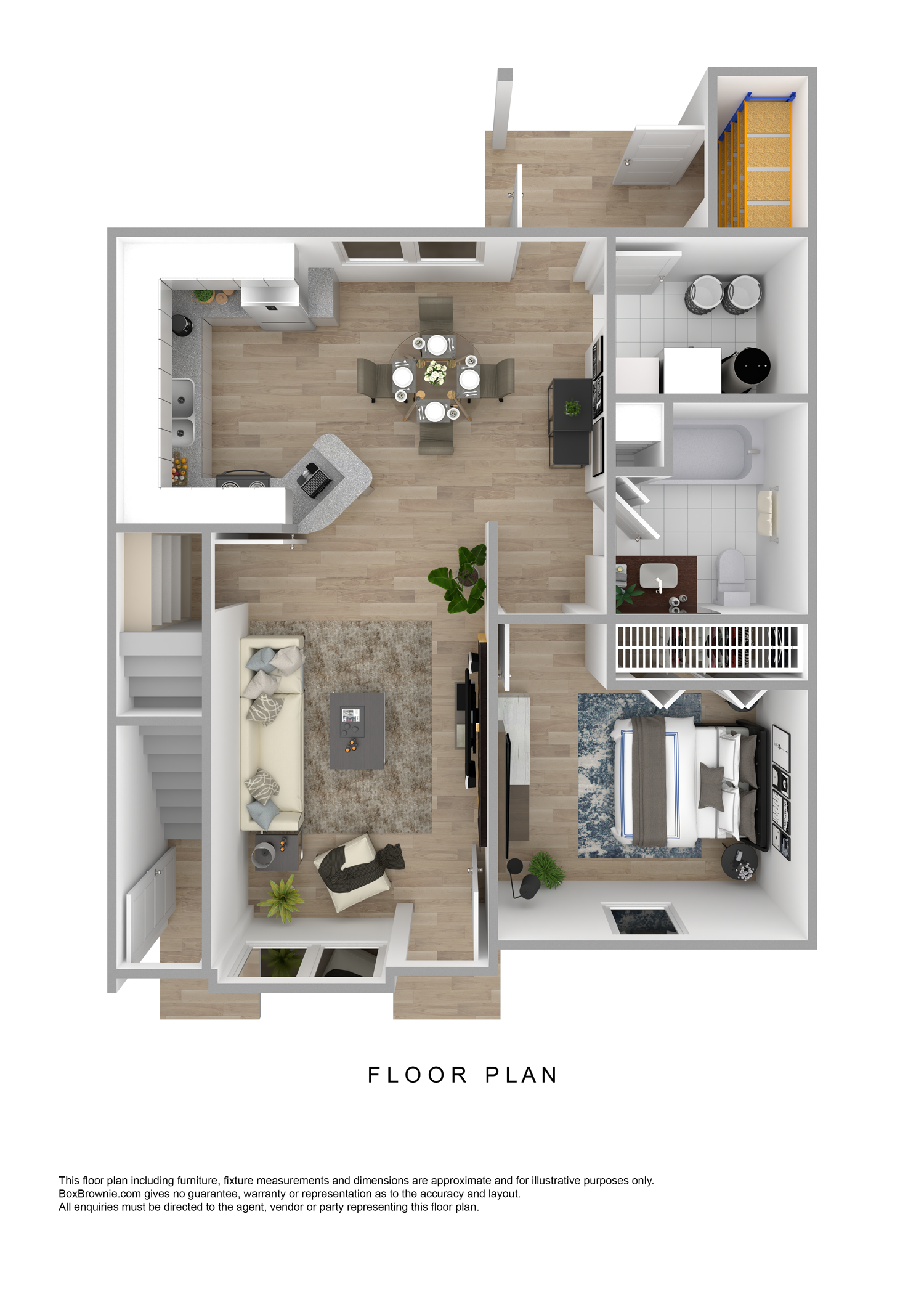 1 Bed Floor Plan