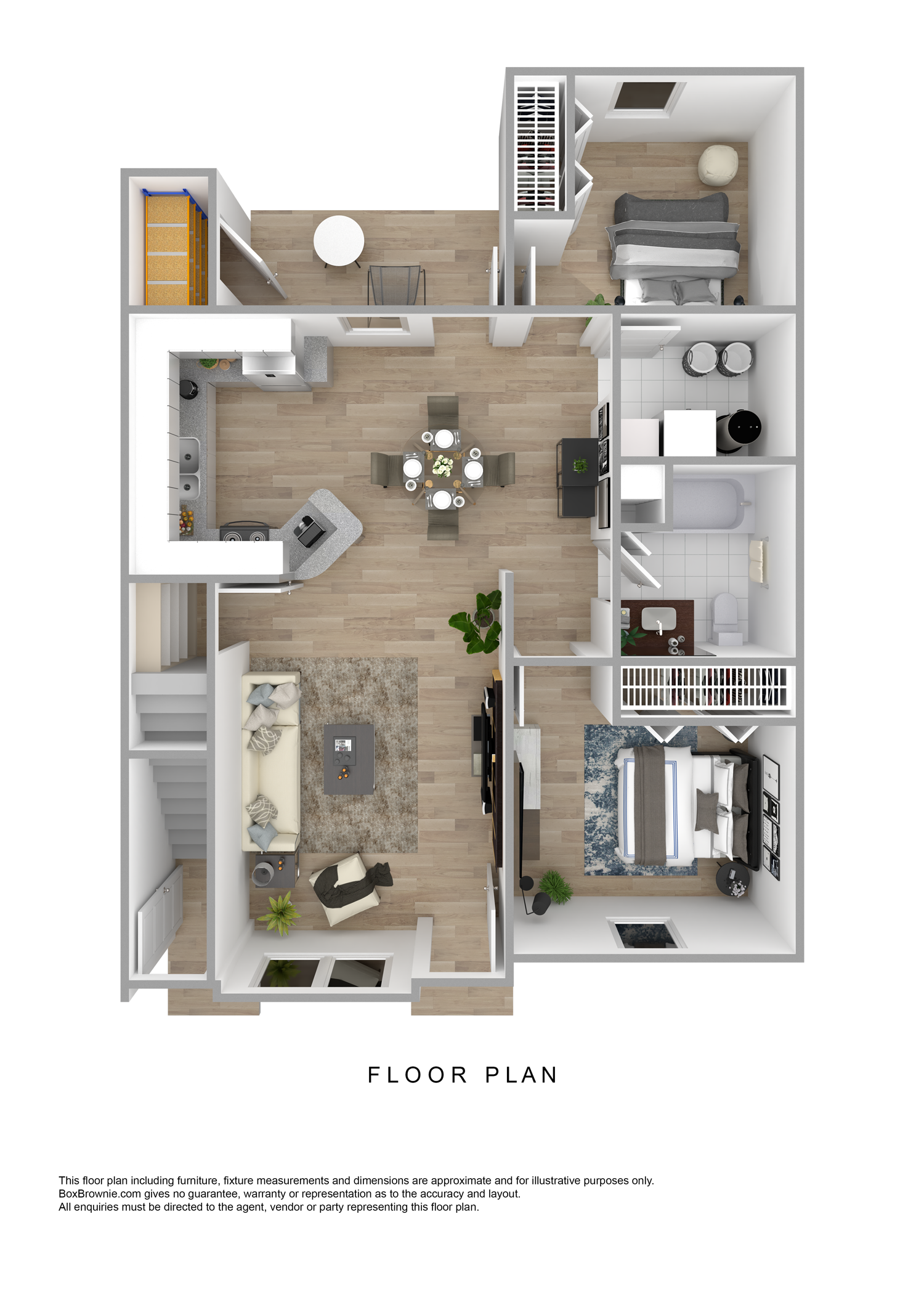 2 Bed Floor Plan