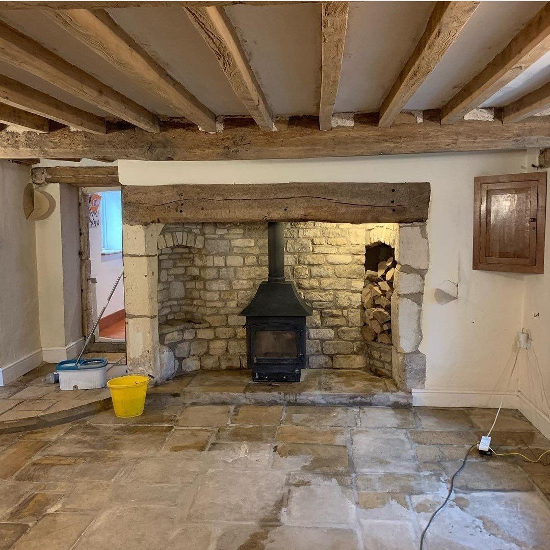 Micro blasting by Protinus beams - beam cleaning, after