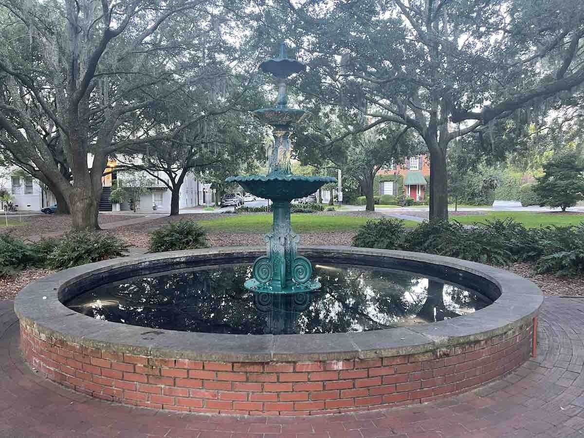 Lafayette Square Fountain in Savannah, Georgia