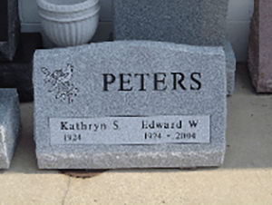 Granite Dealers — Grey Memorial Headstone in Cheektowaga, NY