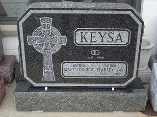 Statues — Headstone with Cross Engrave in Cheektowaga, NY