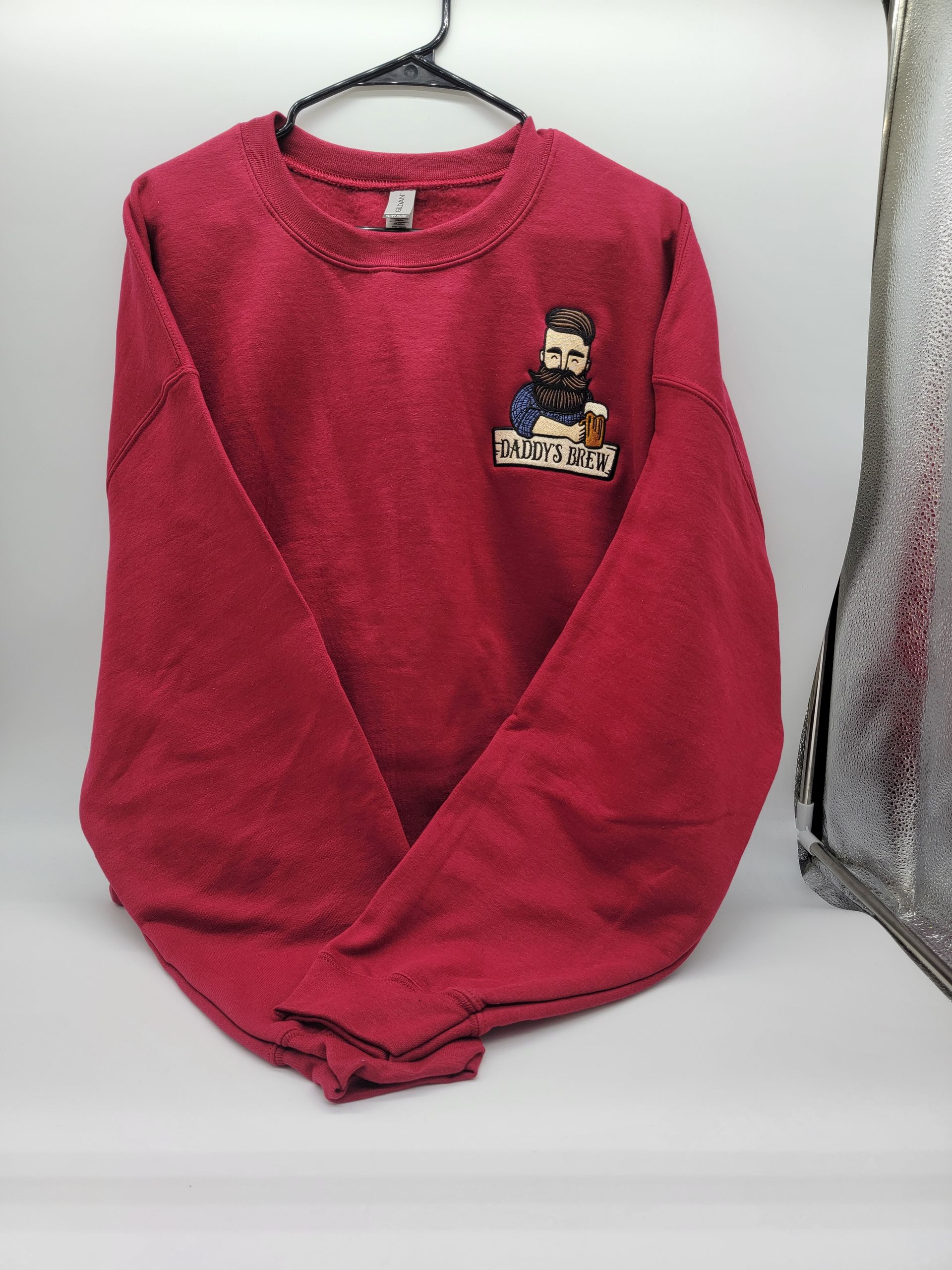 Daddy's Brew Custom  Embroidered Sweatshirt Logo