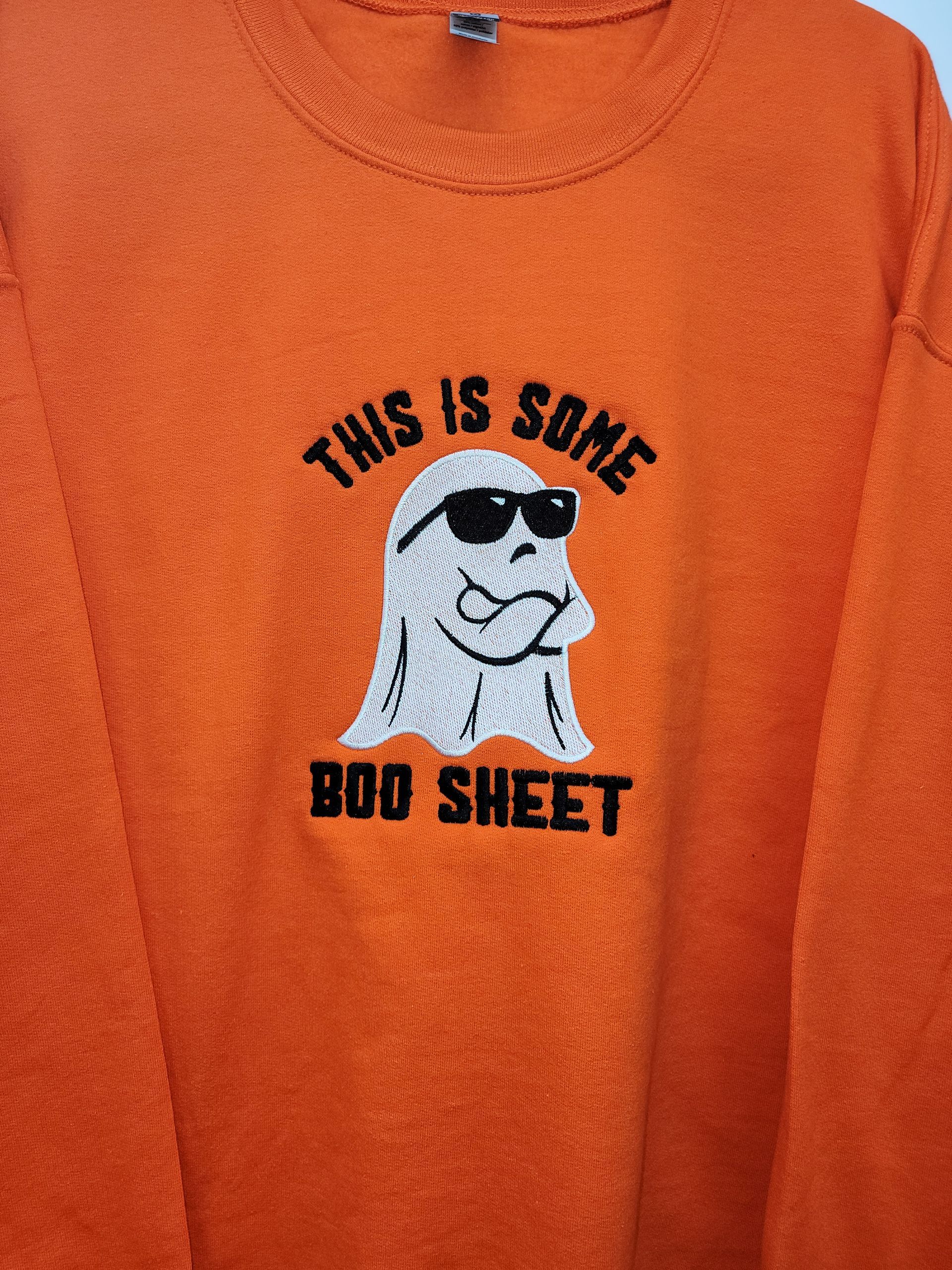 This is Some Boo Sheet Sweatshirt or Hoodie - New & Improved Design - Great Halloween Sweatshirt - Available in 3 Colors
