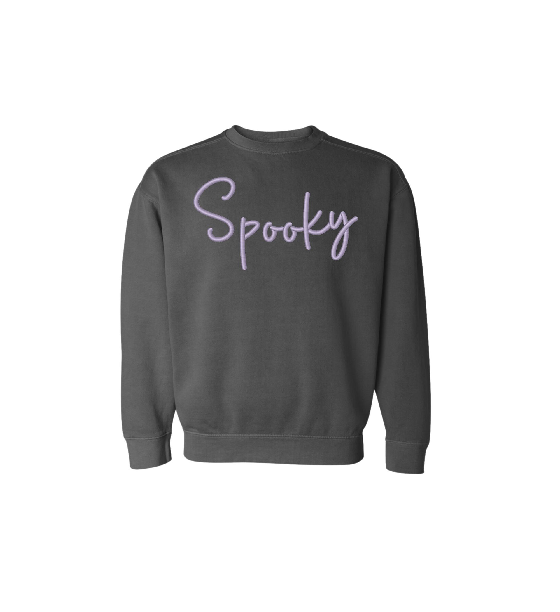 Spooky - Halloween Season Embroidered Sweatshirt