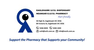 Eaglehawk Community Pharmacy | Eaglehawk UFS Dispensary