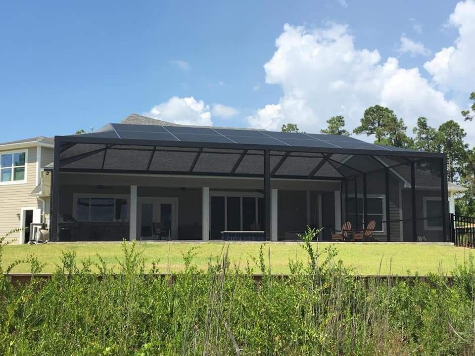 New Pool Enclosure On The Backyard | Panama City, FL | Dan’s Aluminum