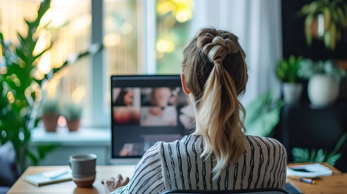 A virtual office space