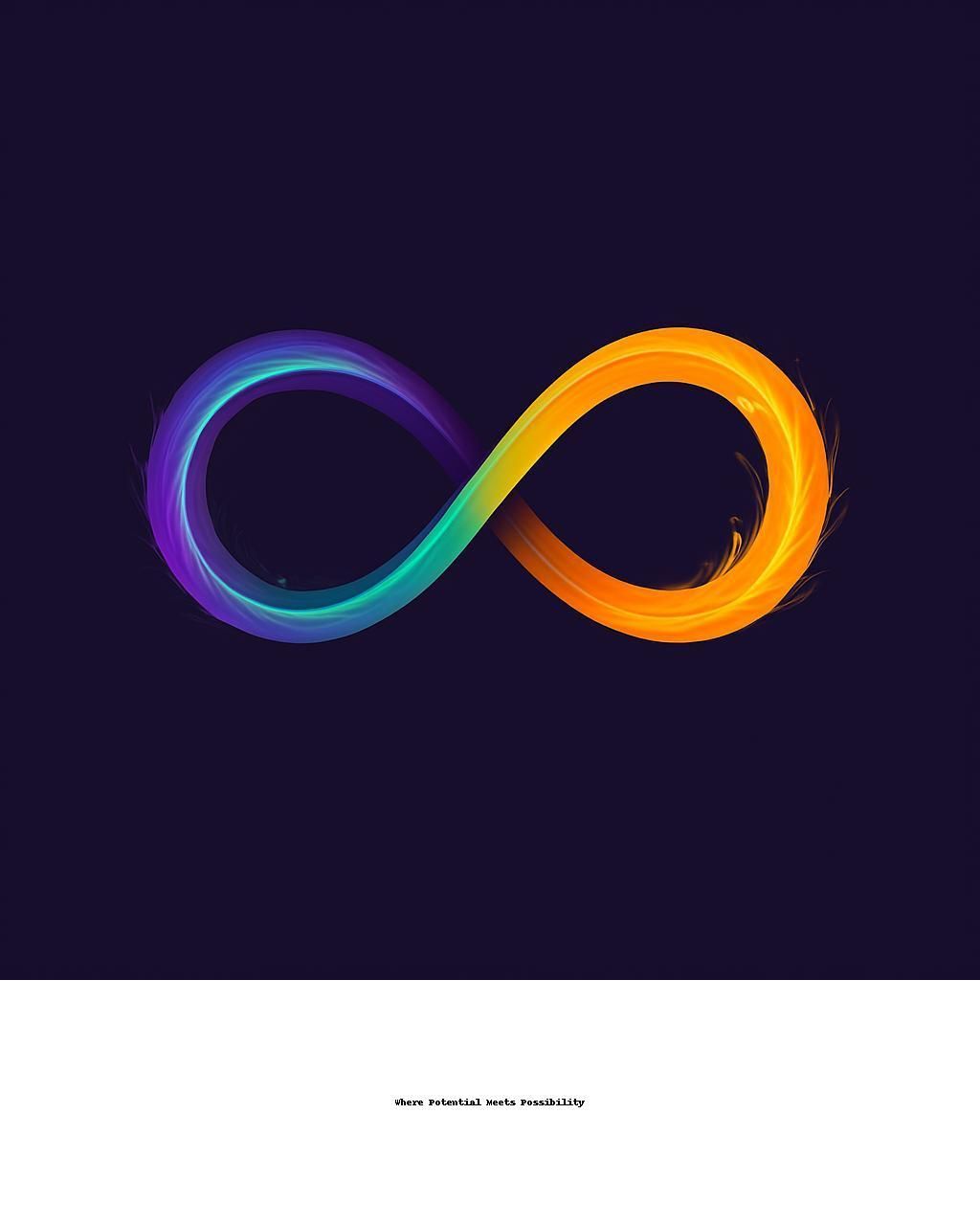 A Logo with writing displayed under it reading the words Where Potential Meets Possibility 