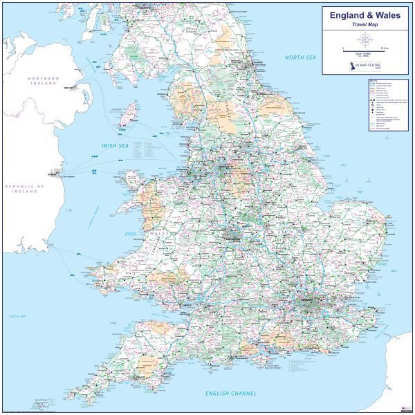 A map of England