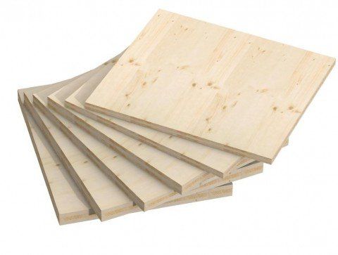 pannello multistrato in legno chiaro