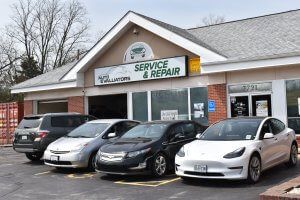 Parked Vehicles in Front of Auto Evaluators