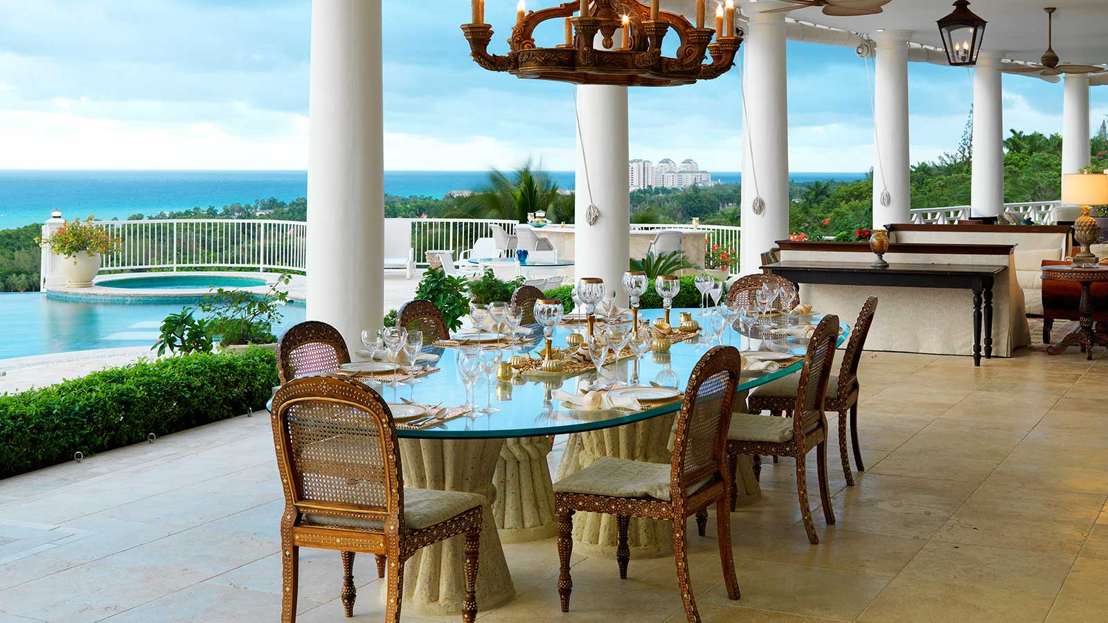 Luxury Villa Rental Dining & Social Spaces