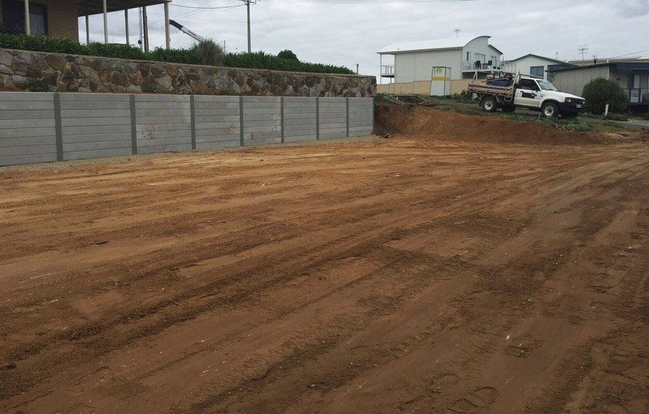 land cleared for building