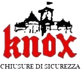 logo Knox rosso e nero