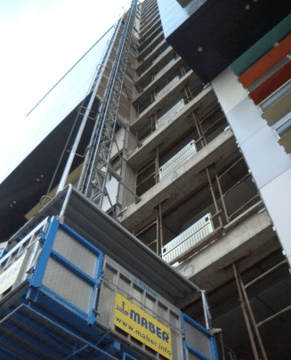 piattaforma elevatrice per lavori alta quota