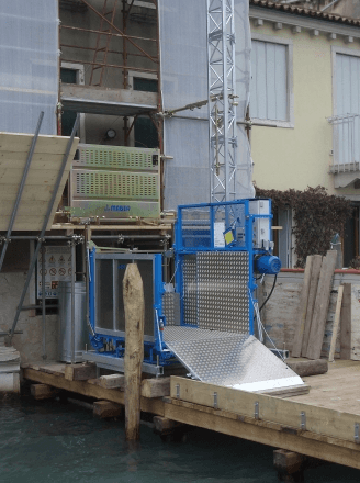 piattaforma elevatrice per cantiere