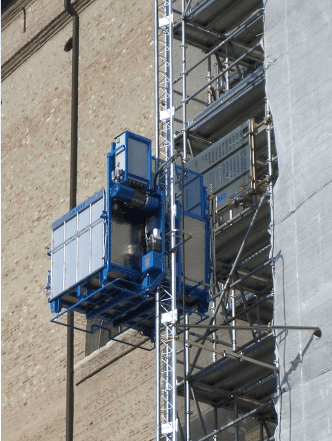 piattaforma per trasporto materiali edili