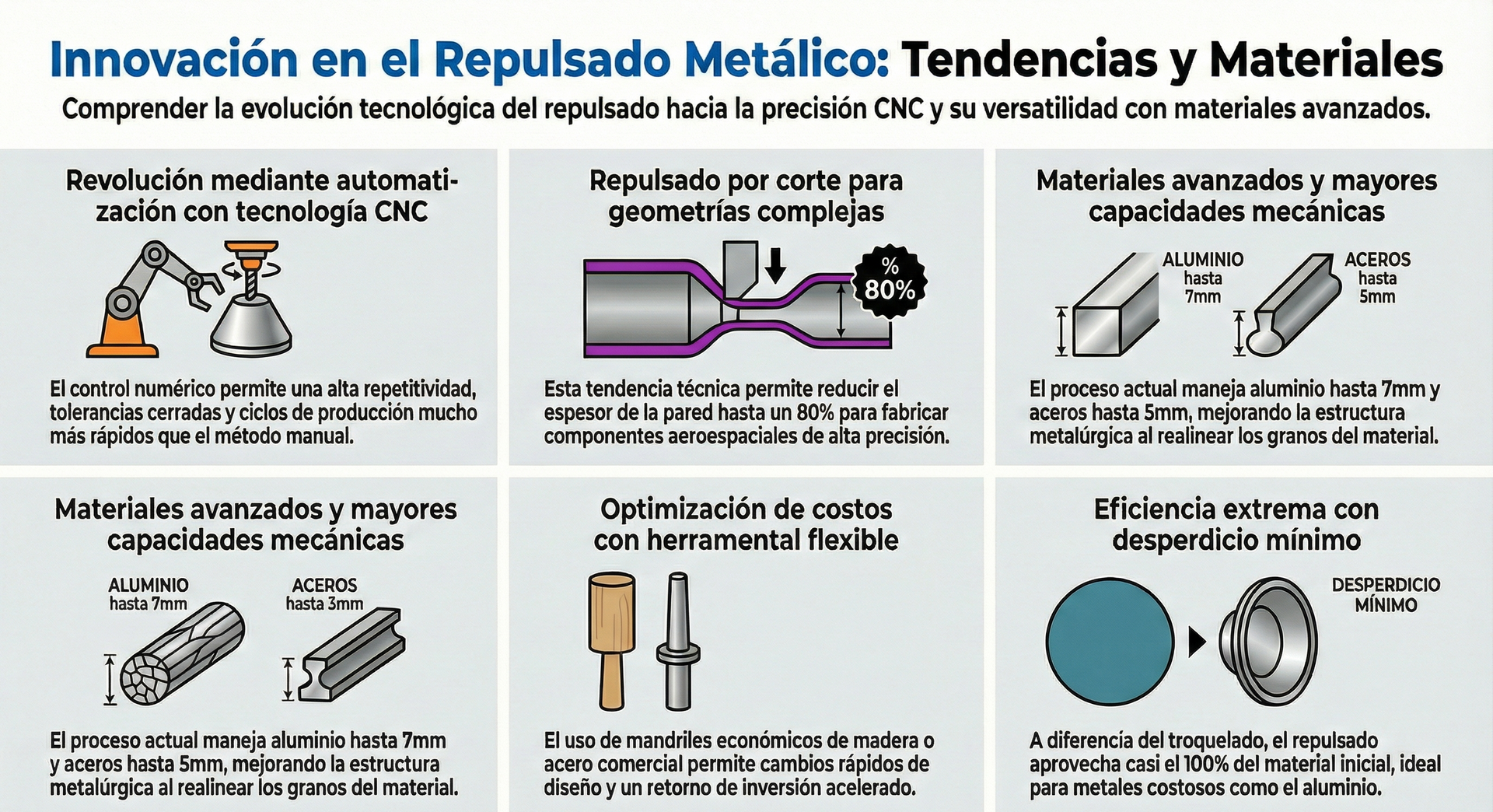 Materiales repulsado