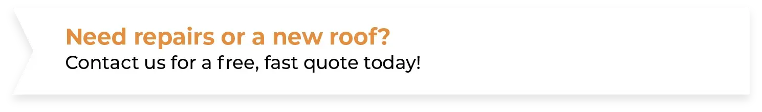 A sign that says need repairs or a new roof