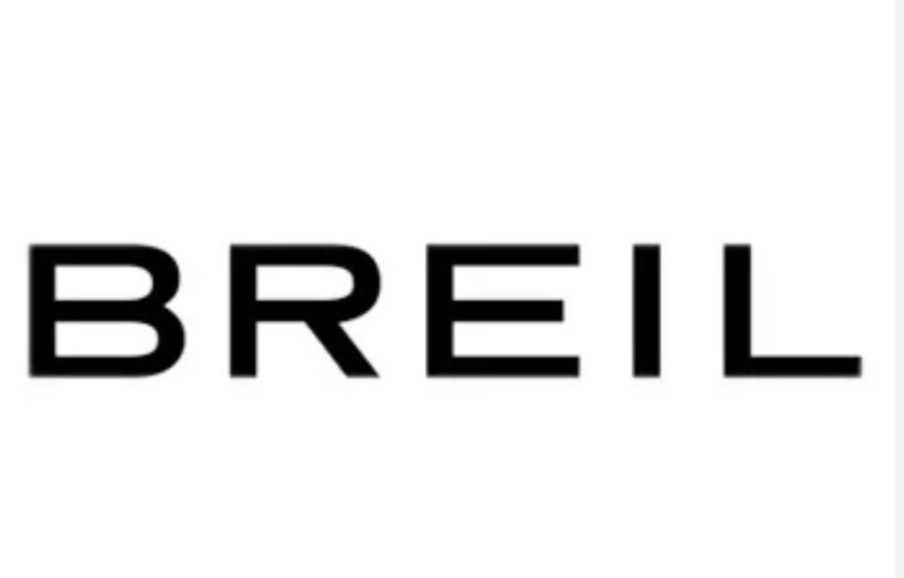 Logo BREIL in testo nero su sfondo bianco.
