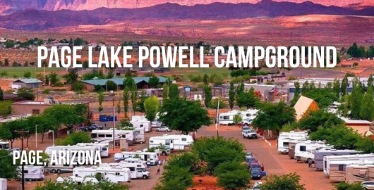 Page Lake Powell Campground