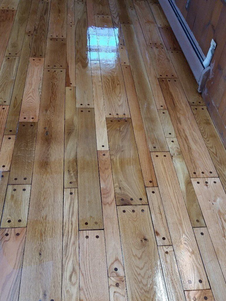 Refinished Prefinished Floor — Coventry, CT — Chasse Hardwood Flooring