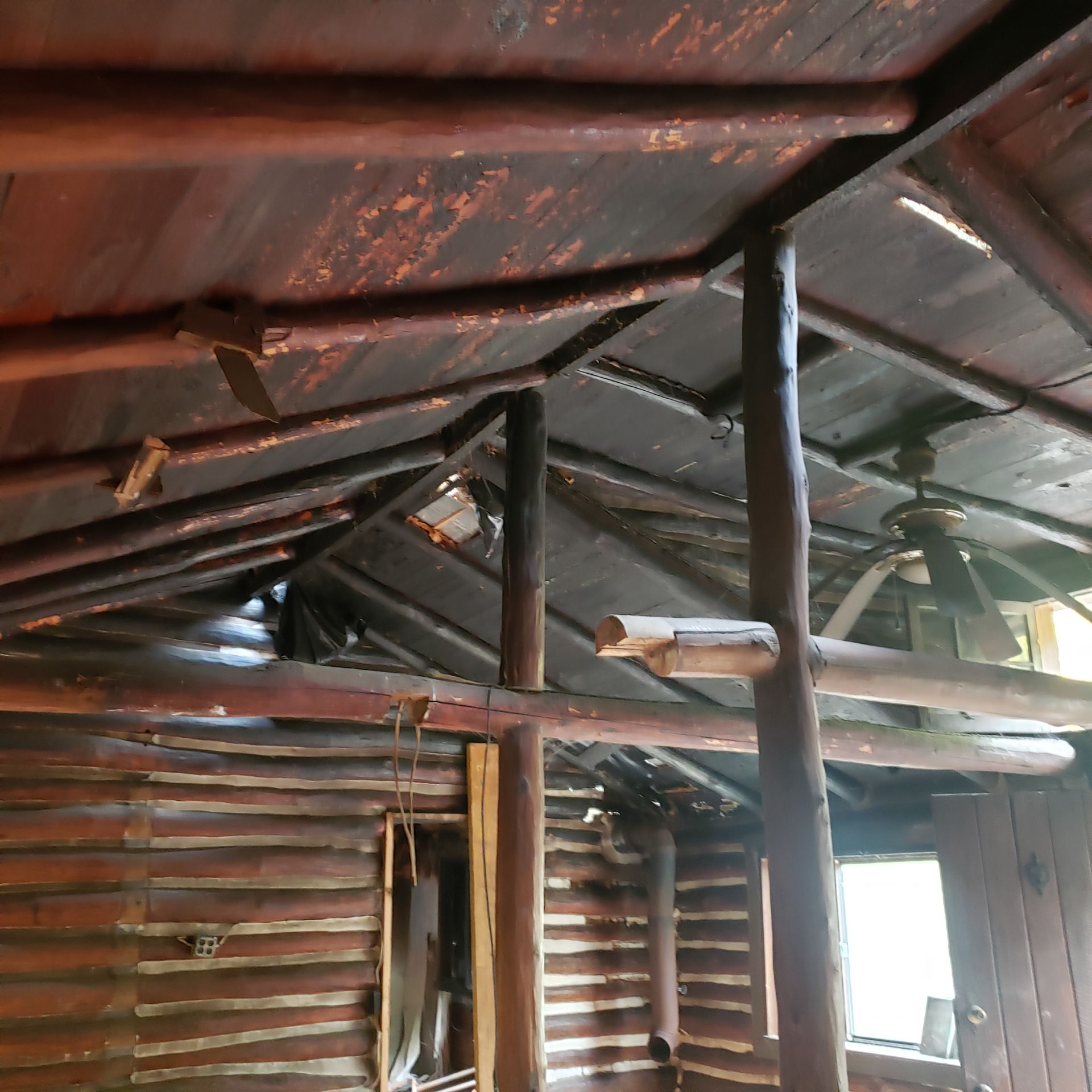 Log Cabin Fire Restoration West Milton 