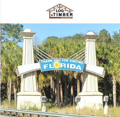 A sign that says thank you for visiting florida