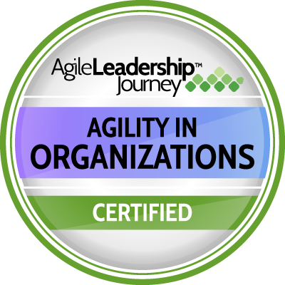 Agile Leadership Journey Agility in Organizations Badge