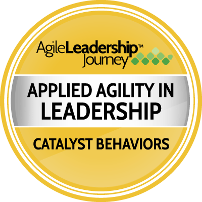 Agile leadership journey applied agility in leadership catalyst behaviors