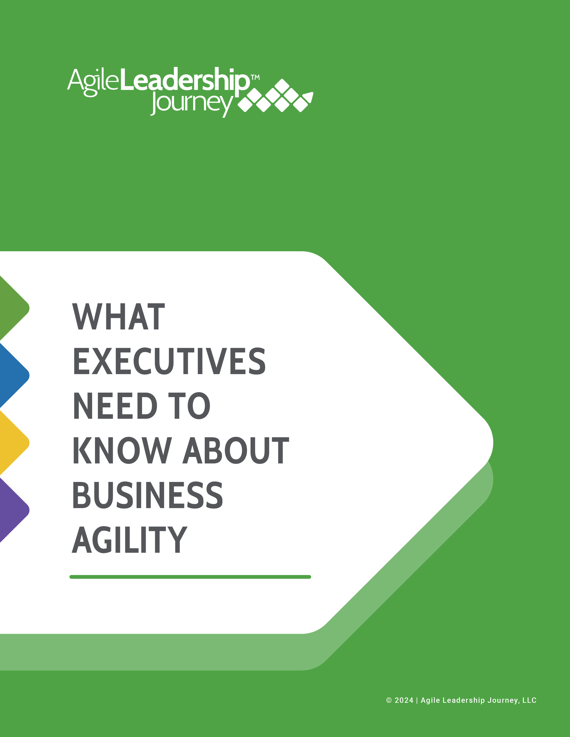 Cover of ALJ's ebook What Executives Need to Know About Business Agility