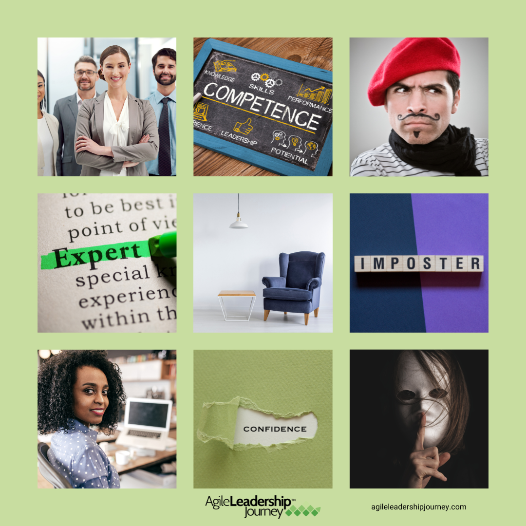 A collage of images with the word imposter in the middle