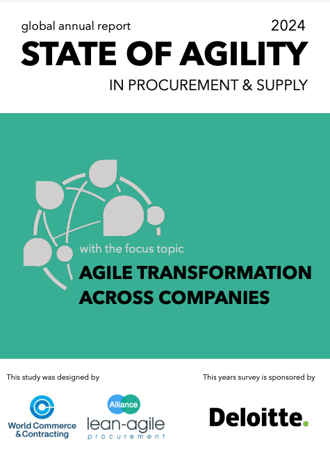 A screenshot of the LAP 2024 State of Agility in Procurement Report