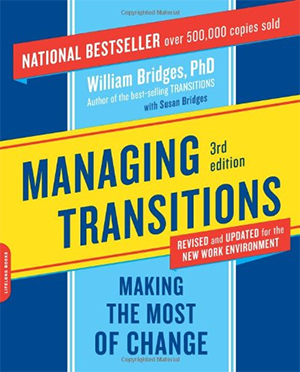 A book titled managing transitions making the most of change