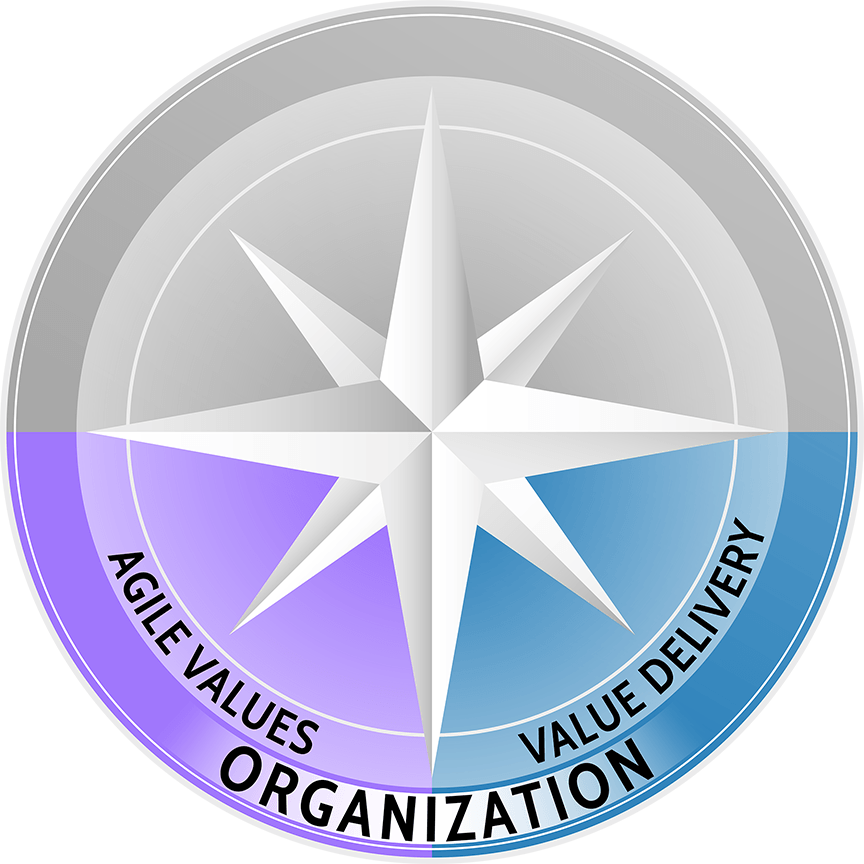A logo for the agile values organization