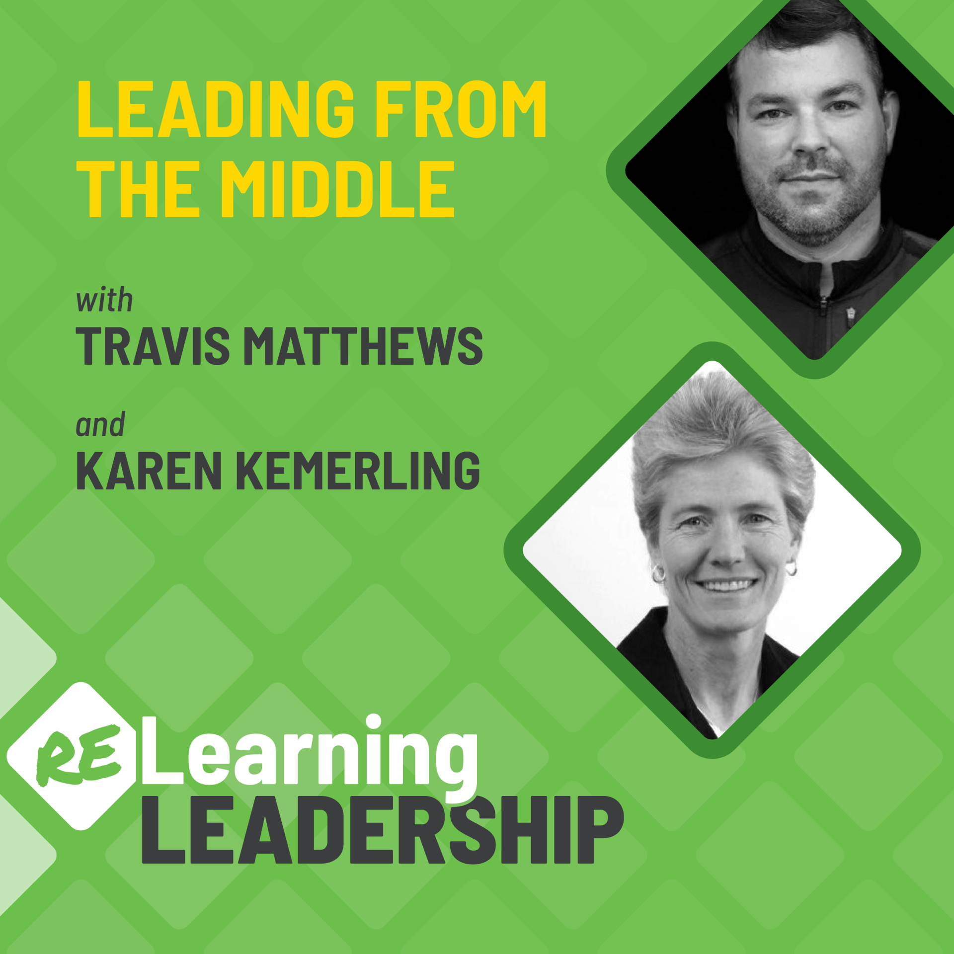 A poster for learning leadership with travis matthews and karen kemerling