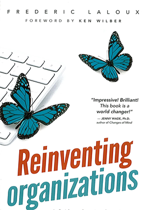 A book titled reinventing organizations by frederic laloux