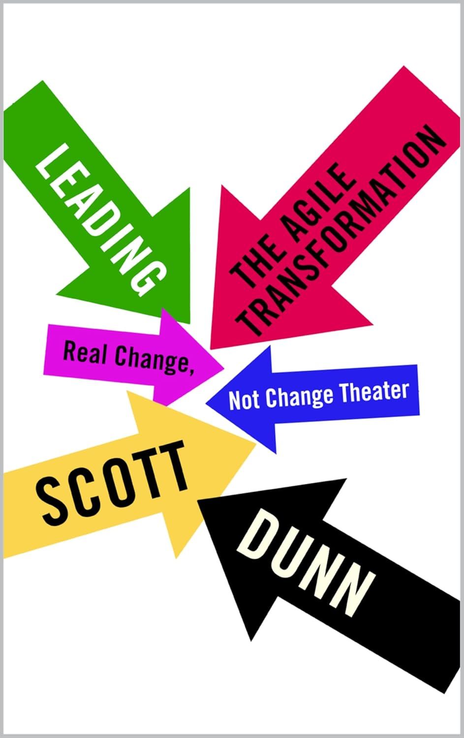 Cover of Scott Dunn's book Leading Agile Transformation