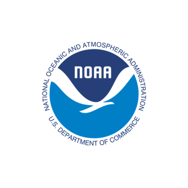 The logo for the national oceanic and atmospheric administration