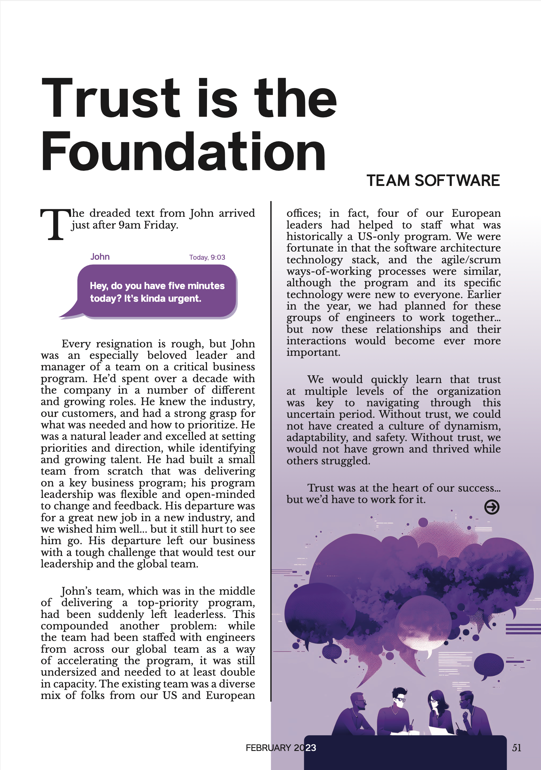 A screenshot of an article from Emergence magazine