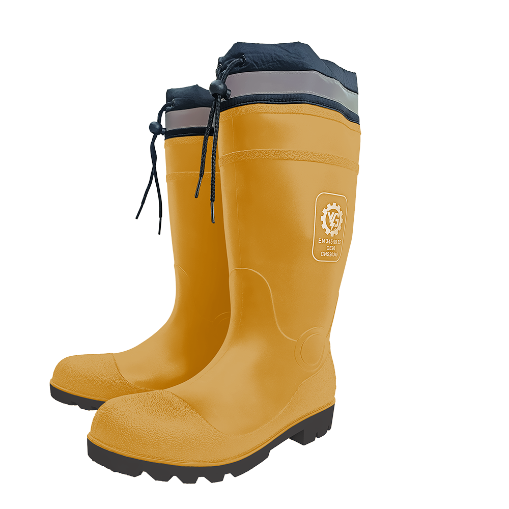 安全雨鞋-黃色