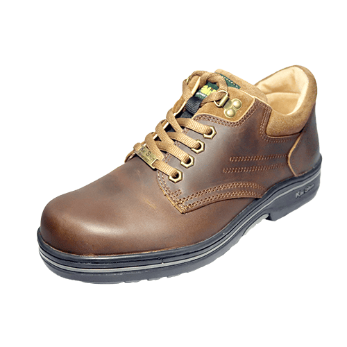 KS MIB-MGA574-真皮鋼頭安全鞋-瘋馬皮色