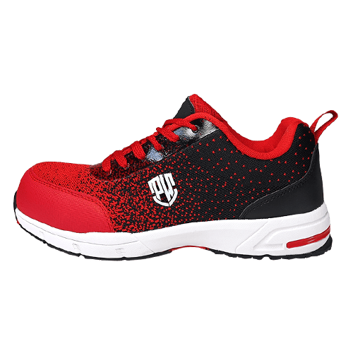 PWV3011運動化輕量安全鞋-黑紅