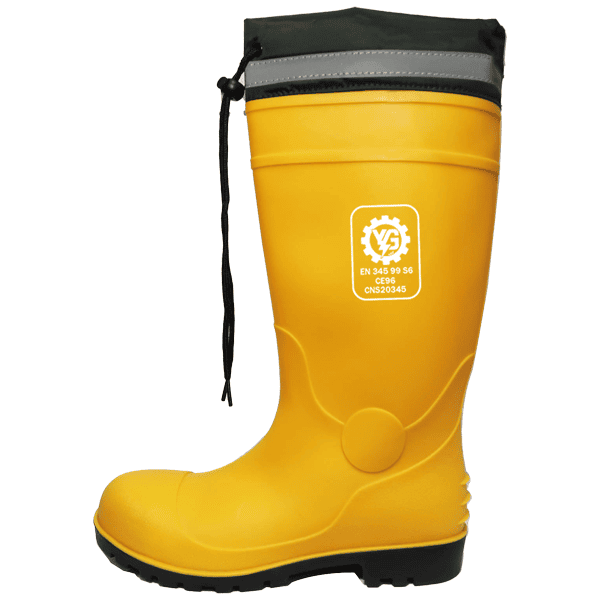 安全雨鞋-黃色