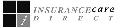 Logo for Insurance Care Direct featuring a four-square grid icon and text in black and gray.