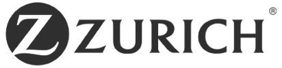 The Zurich insurance brand logo, featuring a stylized letter 