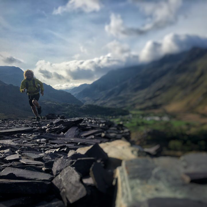Trail running in slate with Adventure Awaits