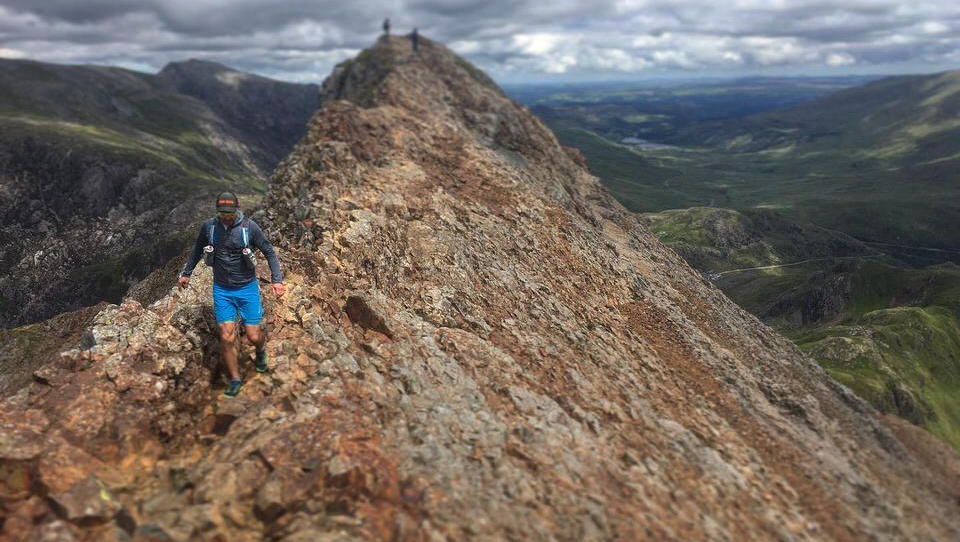Running around Llyn Padarn