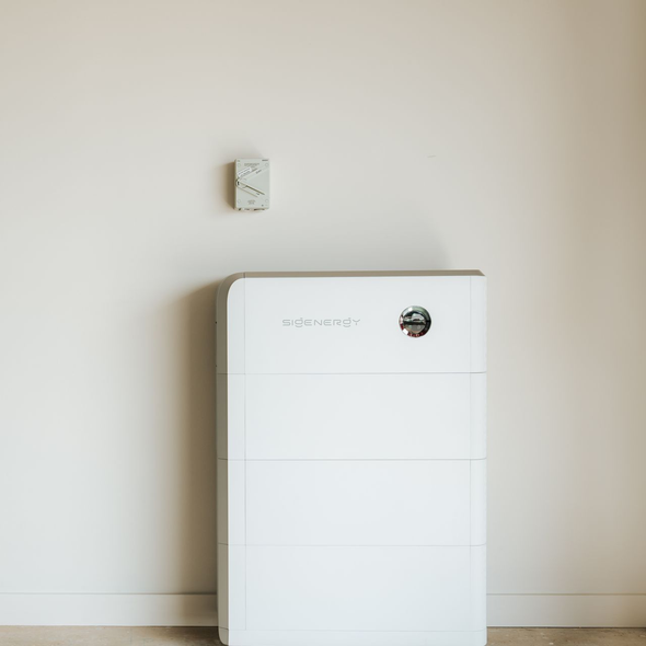 Home battery storage system installed inside a Canberra home